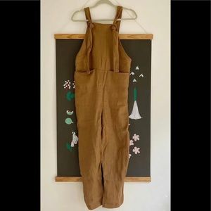 Beaton Linen Rust Overalls XS NWT